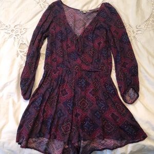 American eagle outfitters long sleeve romper